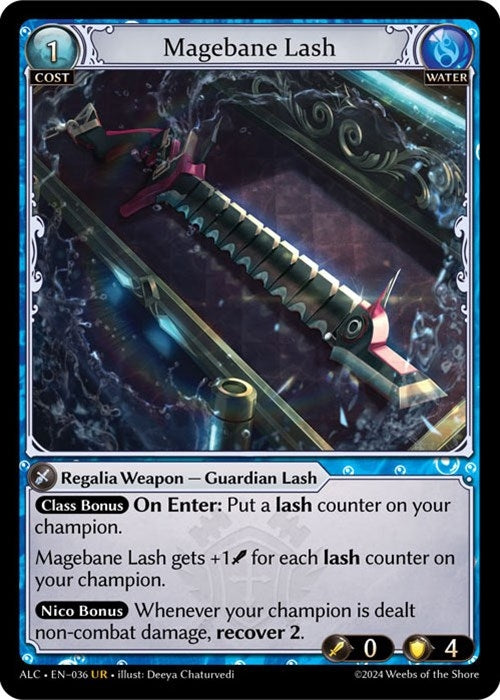 Image for Magebane Lash (036) (Alchemical Revolution) - Grand Archive TCG