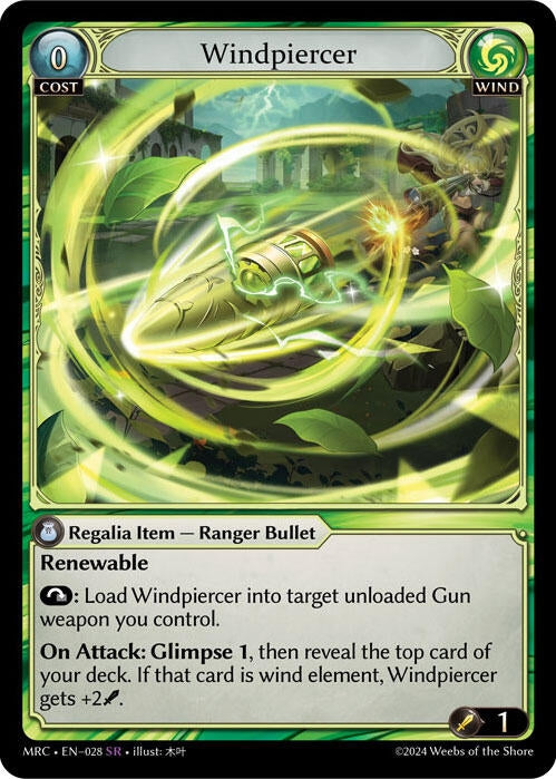 Image for Windpiercer (028) (Mercurial Heart) - Grand Archive TCG