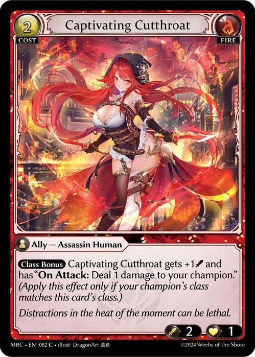 Image for Captivating Cutthroat (082) (Mercurial Heart) - Grand Archive TCG