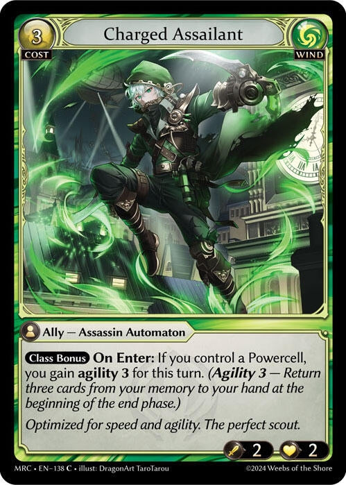 Image for Charged Assailant (138) (Mercurial Heart) - Grand Archive TCG