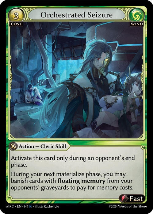 Image for Orchestrated Seizure (147) (Mercurial Heart) - Grand Archive TCG