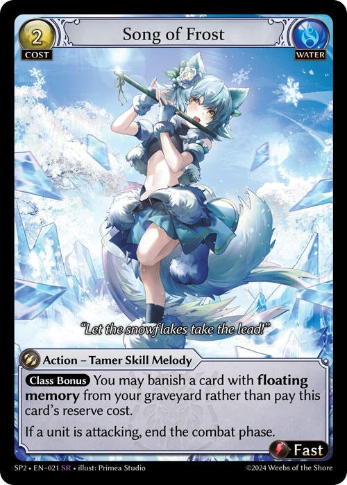 Image for Song of Frost (021) (Supporter Pack 2) - Grand Archive TCG