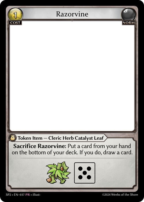 Image for Razorvine (037) (Supporter Pack 2) - Grand Archive TCG
