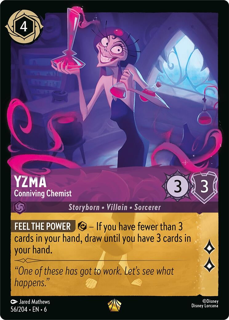 Image for Yzma - Conniving Chemist (56/204) (Azurite Sea) - Disney Lorcana