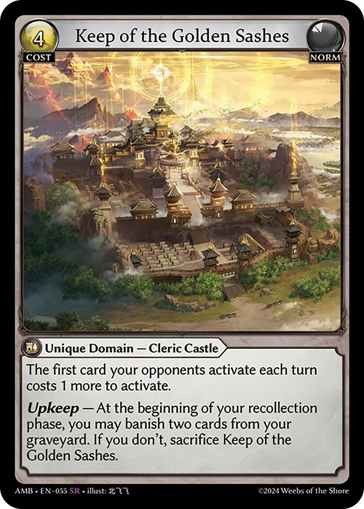 Image for Keep of the Golden Sashes (055) (Mortal Ambition) - Grand Archive TCG
