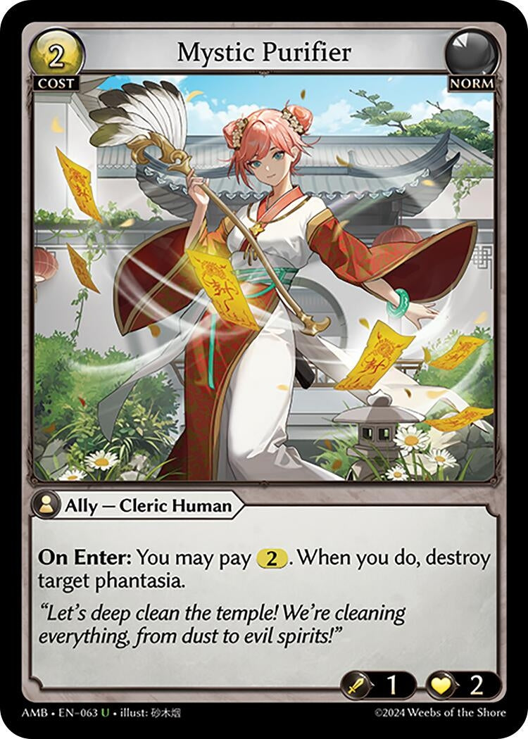 Image for Mystic Purifier (063) (Mortal Ambition) - Grand Archive TCG