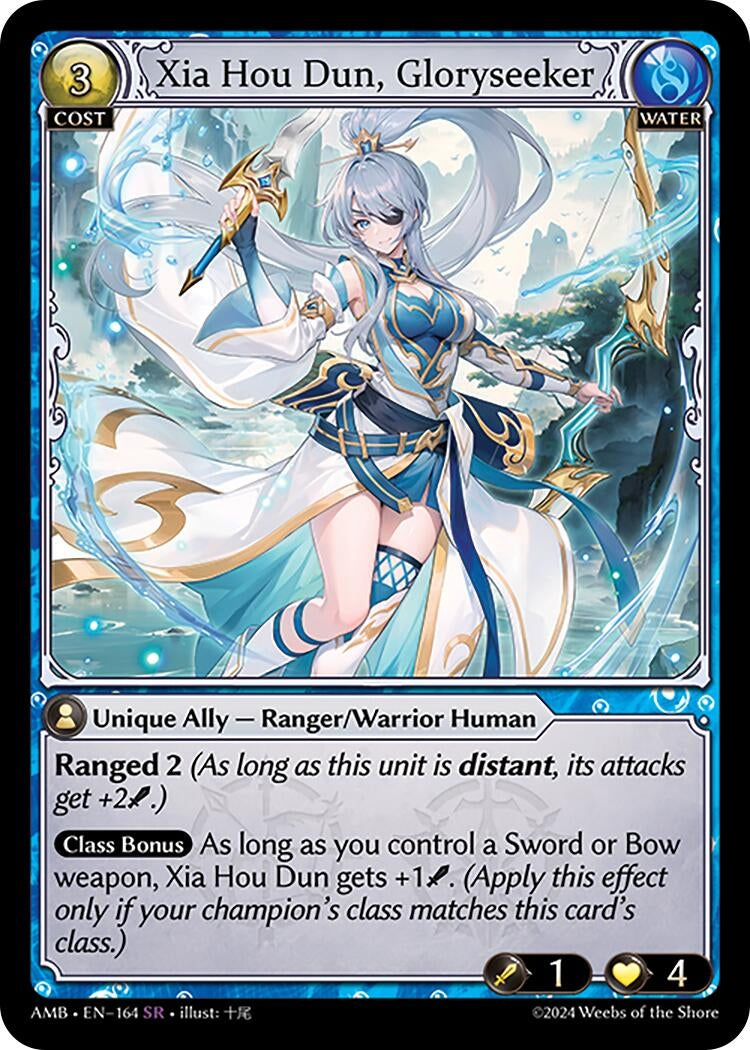 Image for Xia Hou Dun, Gloryseeker (164) (Mortal Ambition) - Grand Archive TCG