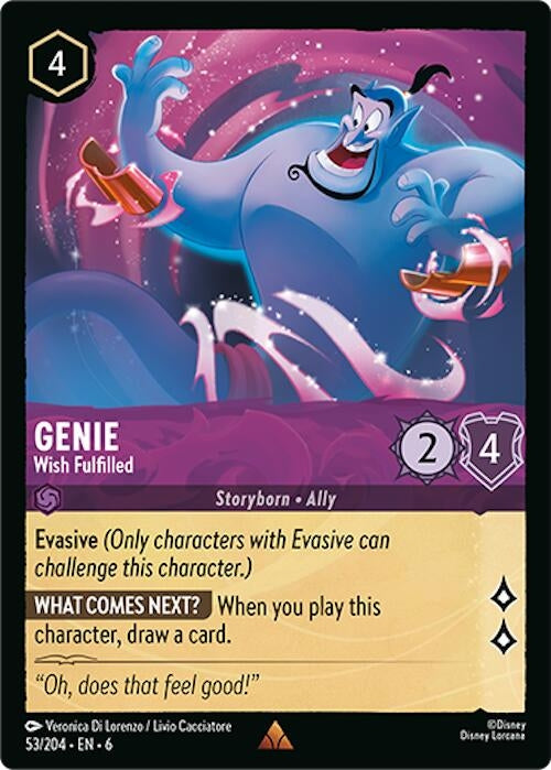 Image for Genie - Wish Fulfilled (53/204) (Azurite Sea) - Disney Lorcana