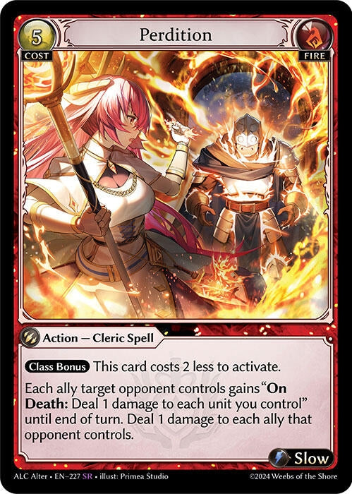 Image for Perdition (227) (Alchemical Revolution Alter Edition) - Grand Archive TCG