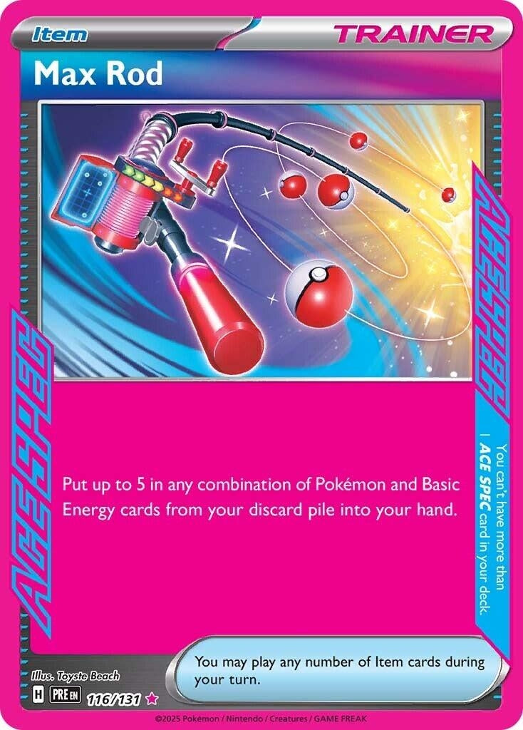Image for Max Rod (116/131) (SV: Prismatic Evolutions) - Pokemon