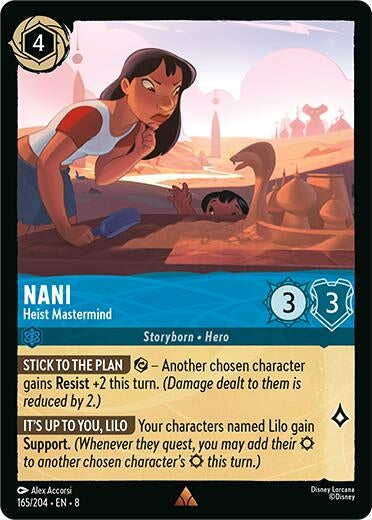 Image for Nani - Heist Mastermind (165/204) (Reign of Jafar) - Disney Lorcana
