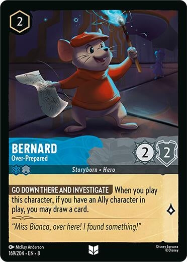 Image for Bernard - Over-Prepared (169/204) (Reign of Jafar) - Disney Lorcana