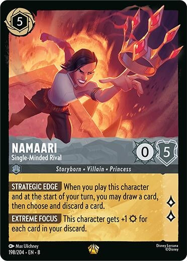 Image for Namaari - Single-Minded Rival (198/204) (Reign of Jafar) - Disney Lorcana