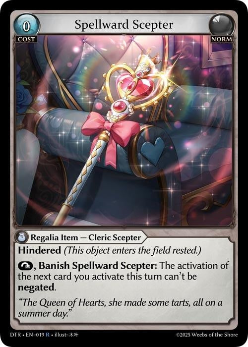 Image for Spellward Scepter (019) (Distorted Reflections) - Grand Archive TCG
