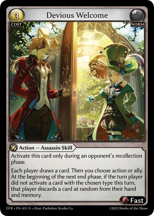 Image for Devious Welcome (051) (Distorted Reflections) - Grand Archive TCG