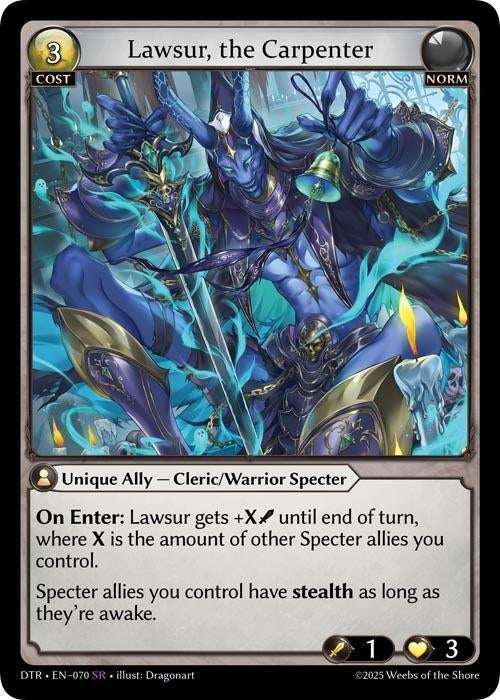 Image for Lawsur, the Carpenter (070) (Distorted Reflections) - Grand Archive TCG