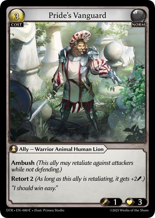 Image for Pride's Vanguard (080) (Distorted Reflections) - Grand Archive TCG