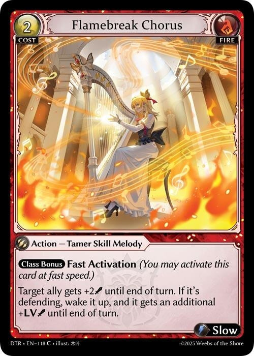Image for Flamebreak Chorus (118) (Distorted Reflections) - Grand Archive TCG