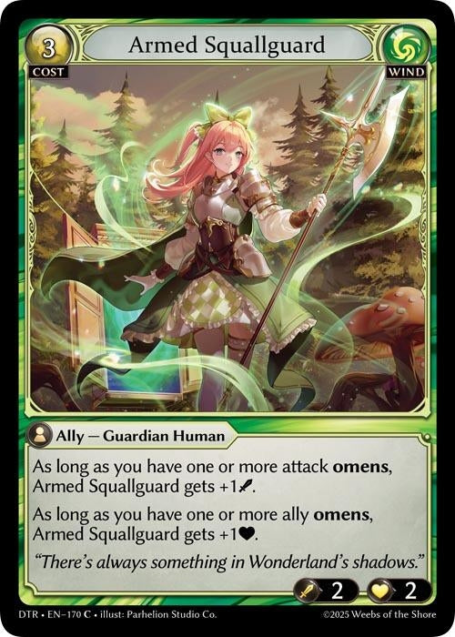 Image for Armed Squallguard (170) (Distorted Reflections) - Grand Archive TCG