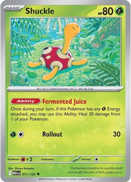 Shuckle (011/132) (ME01: Mega Evolution)