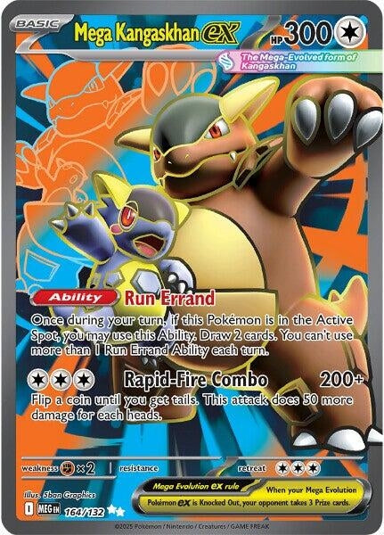 Image for Mega Kangaskhan ex (164/132) (ME01: Mega Evolution) (MEG) - Pokemon