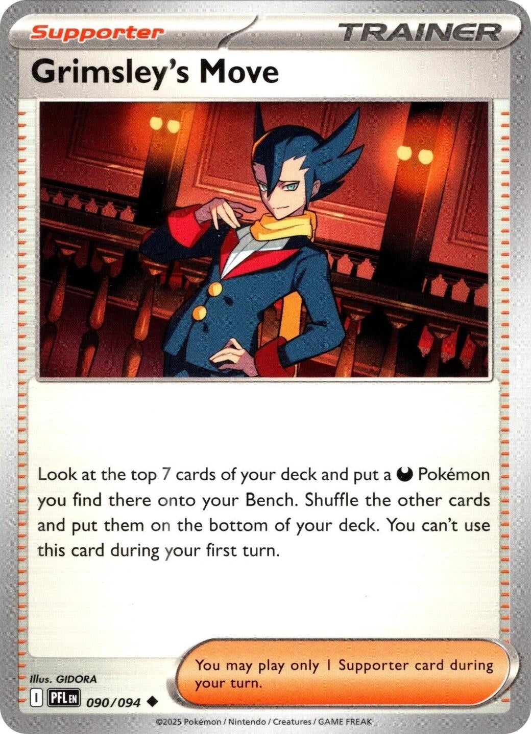 Image for Grimsley's Move (090/094) (ME02: Phantasmal Flames) (PFL) - Pokemon