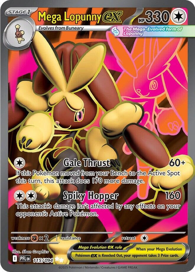 Image for Mega Lopunny ex (115/094) (ME02: Phantasmal Flames) (PFL) - Pokemon