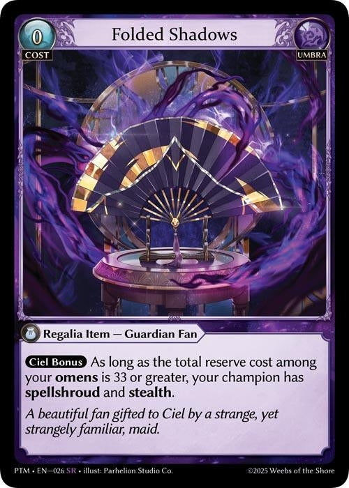Image for Folded Shadows (026) (Phantom Monarchs) - Grand Archive TCG