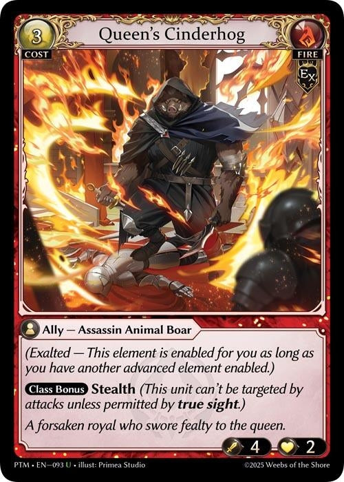 Image for Queen's Cinderhog (093) (Phantom Monarchs) - Grand Archive TCG