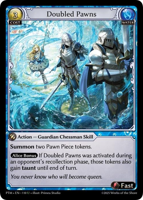 Image for Doubled Pawns (Curio Foil) (110) (Phantom Monarchs) - Grand Archive TCG