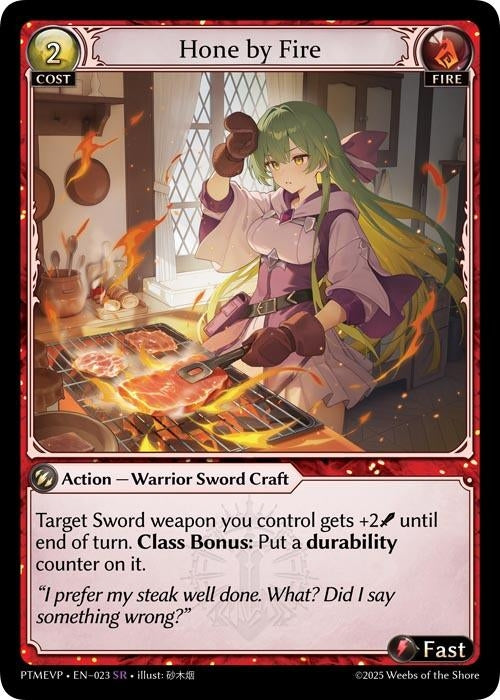 Image for Hone by Fire (023) (Phantom Monarchs Event Pack) - Grand Archive TCG