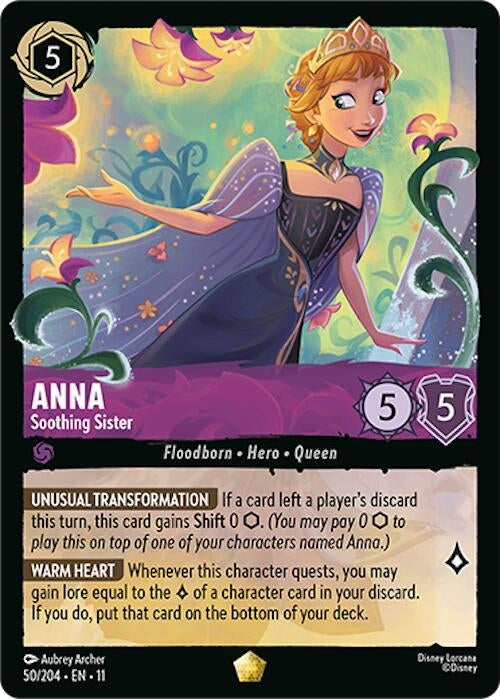 Image for Anna - Soothing Sister (50/204) (Winterspell) - Disney Lorcana