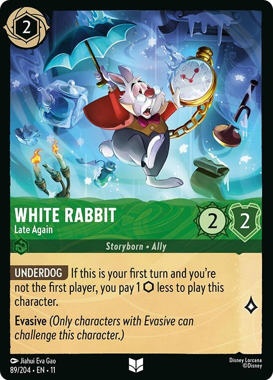 Image for White Rabbit - Late Again (89/204) (Winterspell) - Disney Lorcana
