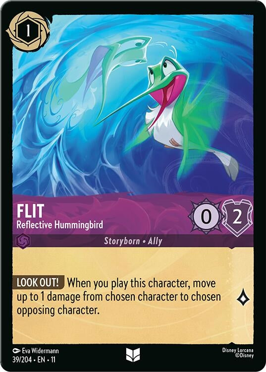 Image for Flit - Reflective Hummingbird (39/204) (Winterspell) - Disney Lorcana