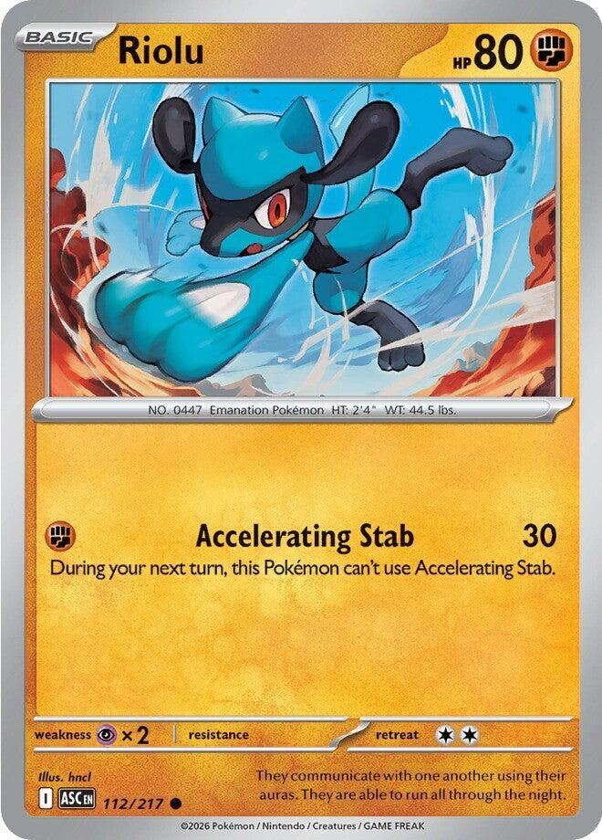 Image for Riolu (112/217) (ME: Ascended Heroes) (ASC) - Pokemon