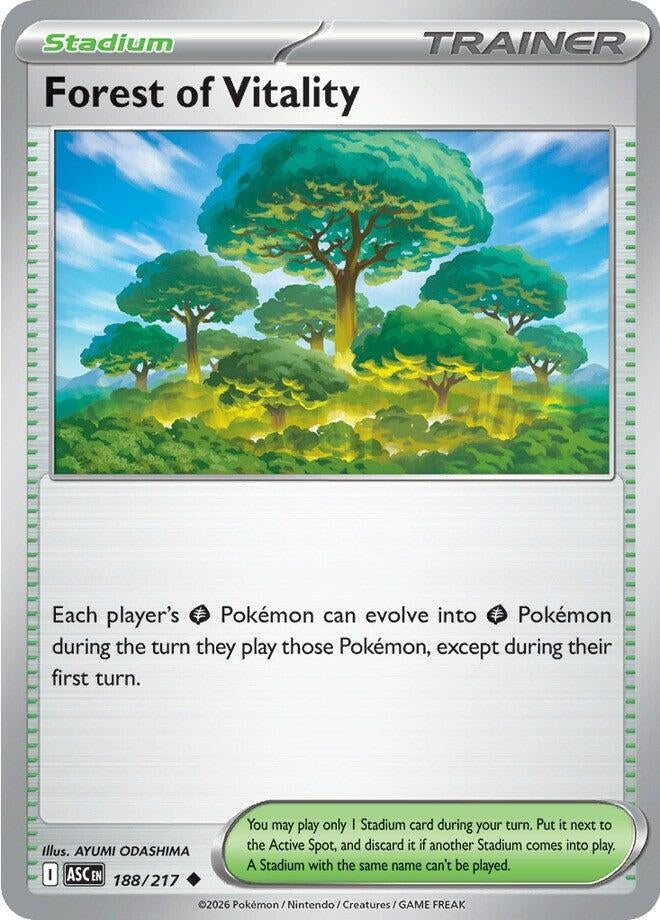 Image for Forest of Vitality (188/217) (ME: Ascended Heroes) (ASC) - Pokemon