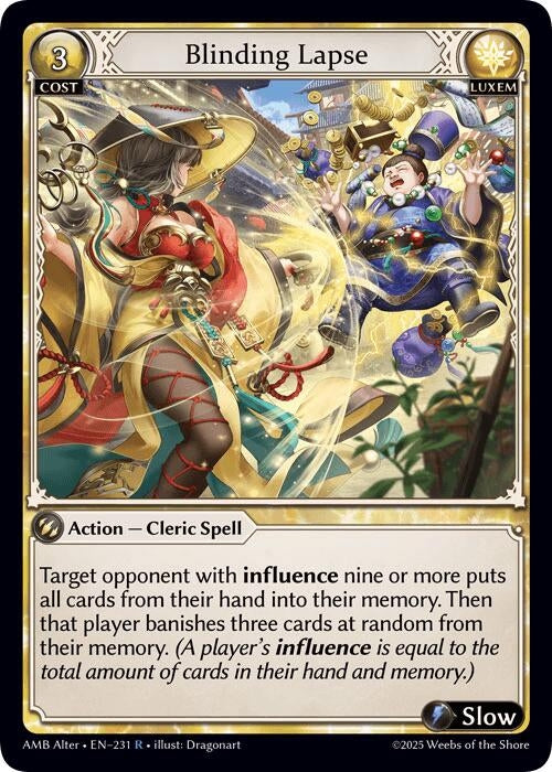 Blinding Lapse (231) (Mortal Ambition Alter Edition)