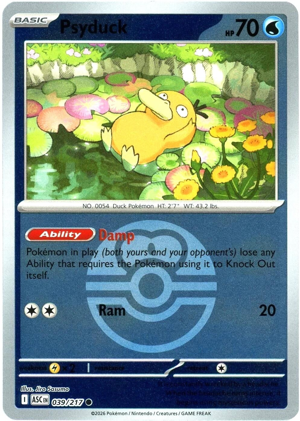 Image for Psyduck - 039/217 (Love Ball) (039/217) (ME: Ascended Heroes) (ASC) - Pokemon
