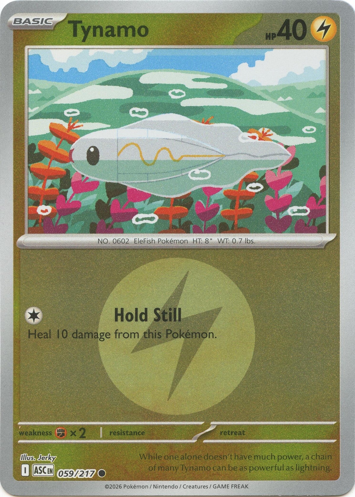 Image for Tynamo (Energy Symbol Pattern) (059/217) (ME: Ascended Heroes) (ASC) - Pokemon