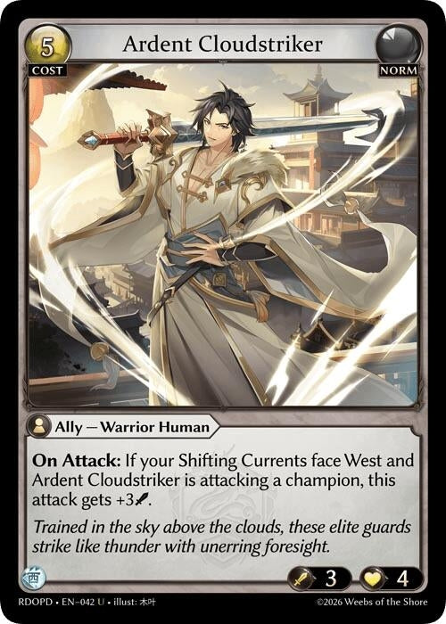 Image for Ardent Cloudstriker (042) (Radiant Origins: Pantheon) - Grand Archive TCG