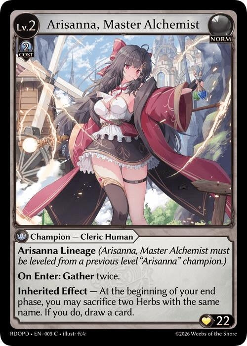 Image for Arisanna, Master Alchemist (005) (Radiant Origins: Pantheon) - Grand Archive TCG
