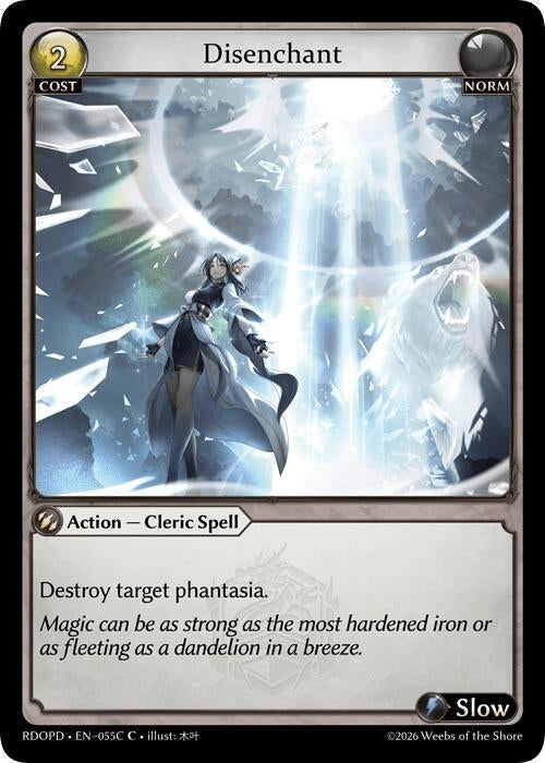 Image for Disenchant (055C) (055C) (Radiant Origins: Pantheon) - Grand Archive TCG