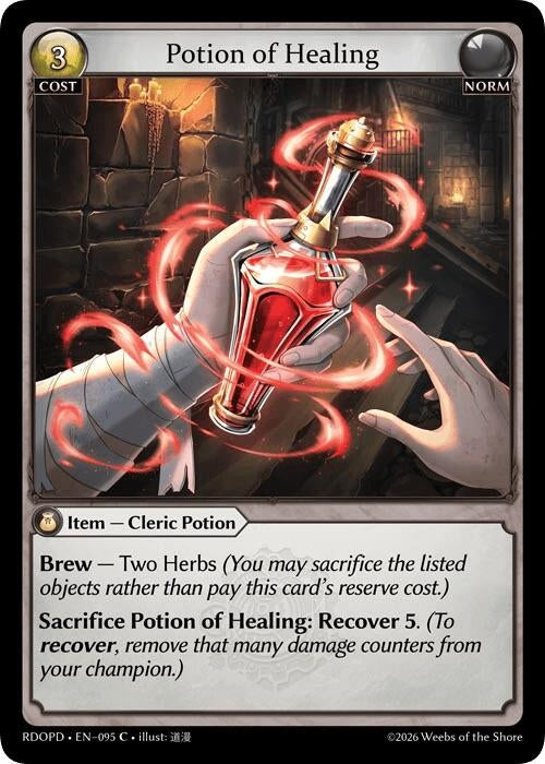 Image for Potion of Healing (095) (Radiant Origins: Pantheon) - Grand Archive TCG