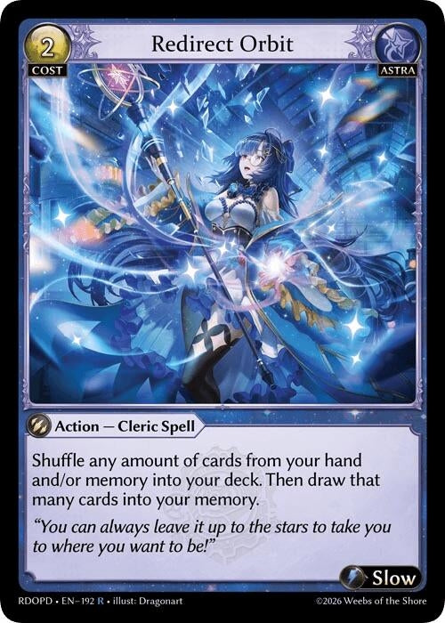 Image for Redirect Orbit (192) (Radiant Origins: Pantheon) - Grand Archive TCG