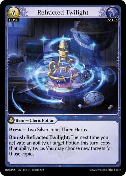 Image for Refracted Twilight (193) (Radiant Origins: Pantheon) - Grand Archive TCG