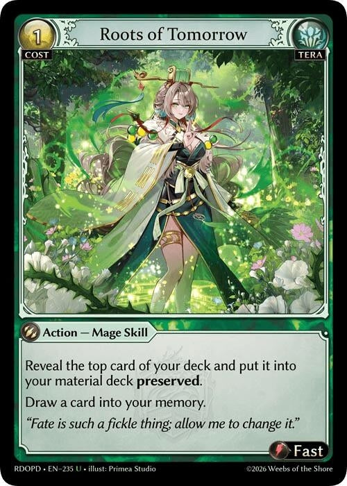 Image for Roots of Tomorrow (235) (Radiant Origins: Pantheon) - Grand Archive TCG