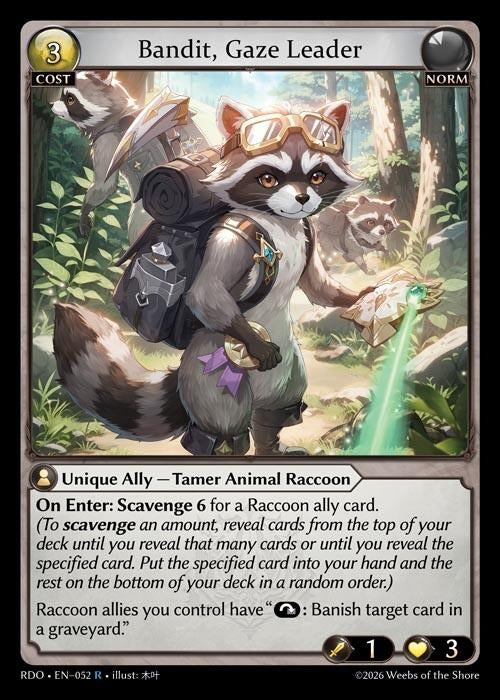 Image for Bandit, Gaze Leader (052) (Radiant Origins) - Grand Archive TCG