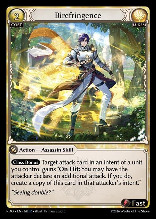 Image for Birefringence (349) (Radiant Origins) - Grand Archive TCG