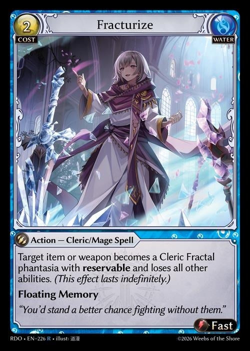 Image for Fracturize (226) (Radiant Origins) - Grand Archive TCG