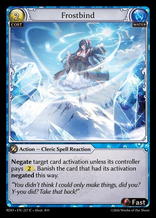 Image for Frostbind (227) (Radiant Origins) - Grand Archive TCG